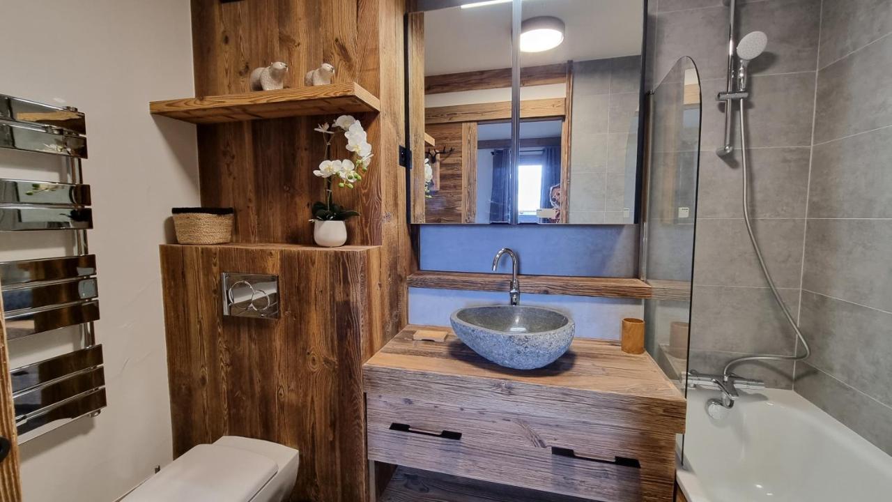 Arcs 1950 Appartement Luxe Type Chalet 5 A 7 Personnes Vue Imprenable Sur Le Montblanc Skis Aux Pieds Les Arcs  Экстерьер фото
